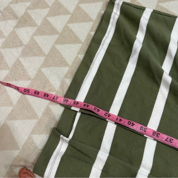 Tanya Taylor WOMEN'S CHARLIE STRIPED KNIT MIDI-DRESS IN MOSS OPTIC - Picture 3 of 4